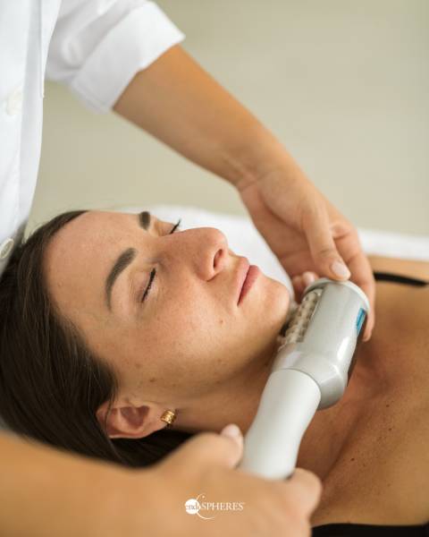 Endosphères Therapy à l'Institut Sandra à Montélimar pour raffermir le visage, lisser les rides, drainer les poches...